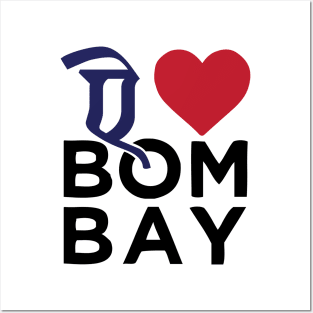 I love Mumbai Bombay Mumbaikar Maharashtra Design Posters and Art